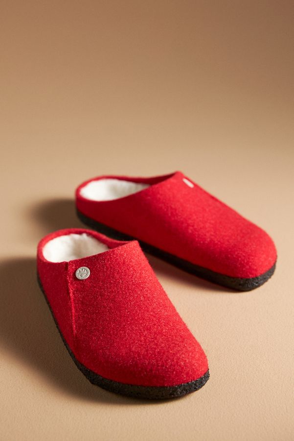 Slide View: 2: Birkenstock Zermatt Wool Felt Shearling Clogs