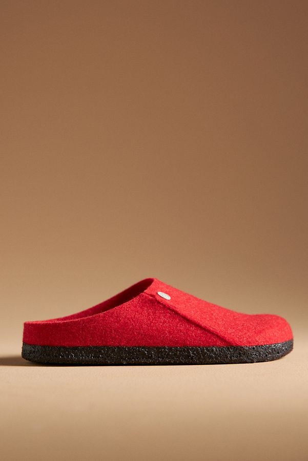 Slide View: 1: Birkenstock Zermatt Wool Felt Shearling Clogs