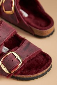 Slide View: 3: Birkenstock Arizona Big Buckle Shearling Sandals