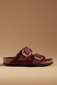 Slide View: 1: Birkenstock Arizona Big Buckle Shearling Sandals