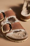 Thumbnail View 3: Birkenstock Arizona Big Buckle Shearling Sandals