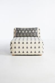 Slide View: 3: Woven Ikat Kori Armless Chair