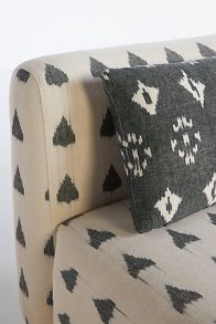 Slide View: 7: Woven Ikat Kori Armless Sofa