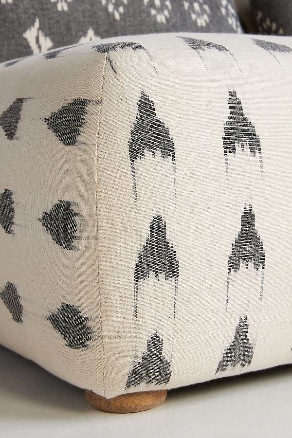 Slide View: 8: Woven Ikat Kori Armless Sofa