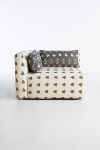 Slide View: 3: Woven Ikat Kori Corner Chair