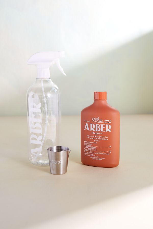 Slide View: 2: Arber Spray Bottle + Measuring Cup