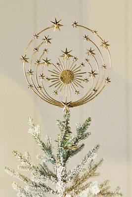Hedy Gold Metal Tree Topper