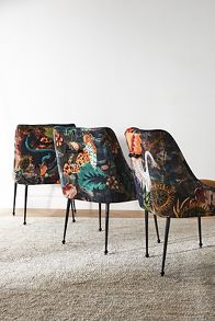 Slide View: 9: Velvet Lena Elowen Dining Chair