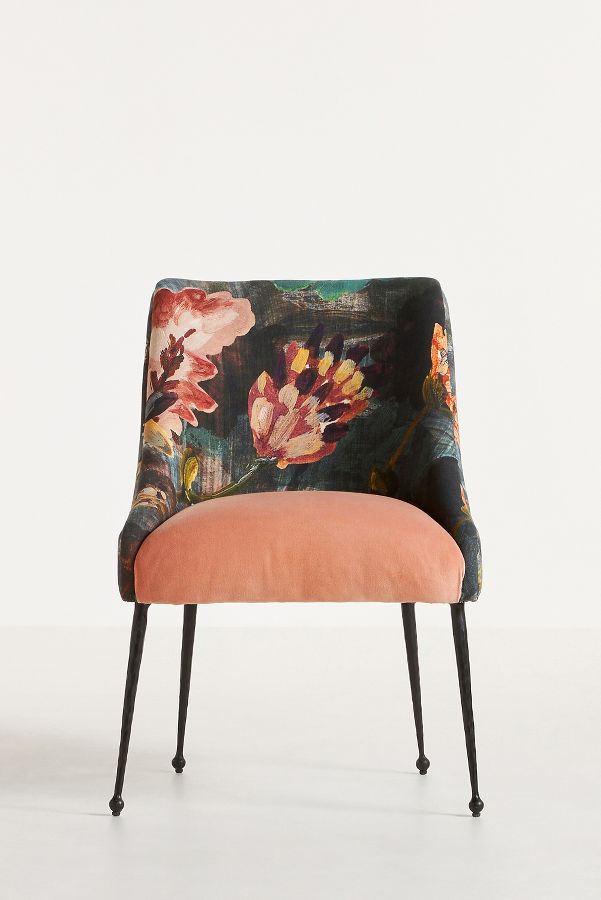 Slide View: 3: Velvet Lena Elowen Dining Chair