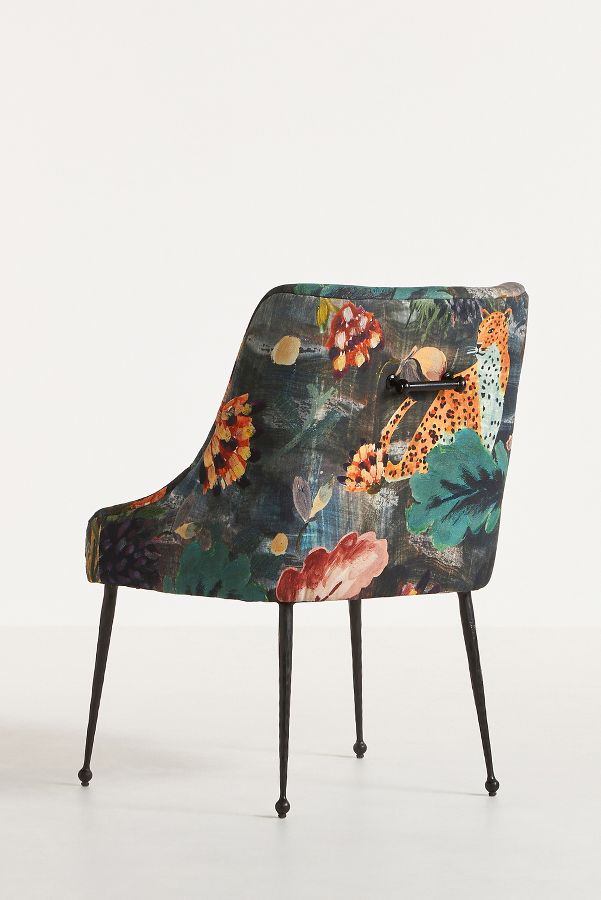 Slide View: 6: Velvet Lena Elowen Dining Chair