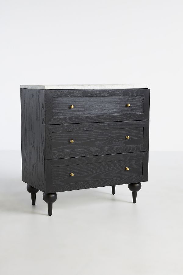 Slide View: 2: Fern Three-Drawer Dresser