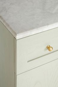 Slide View: 3: 
The Fern Marble Top Entryway Cabinet