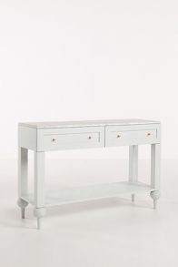 Slide View: 2: The Fern Marble Top Console 