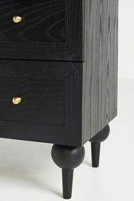 Slide View: 3: The Fern Marble Top Five-Drawer Dresser