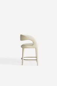 Slide View: 3: Boucle Hagen Counter Stool