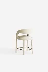 Slide View: 4: Boucle Hagen Counter Stool