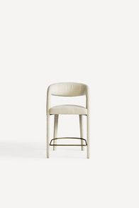 Slide View: 1: Boucle Hagen Counter Stool