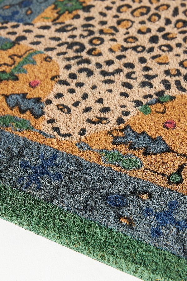 Slide View: 2: Octavia Leopard Doormat