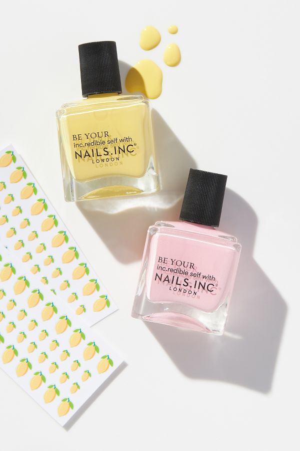 Slide View: 2: Nails.INC Live Your Zest Life Nail Polish Duo