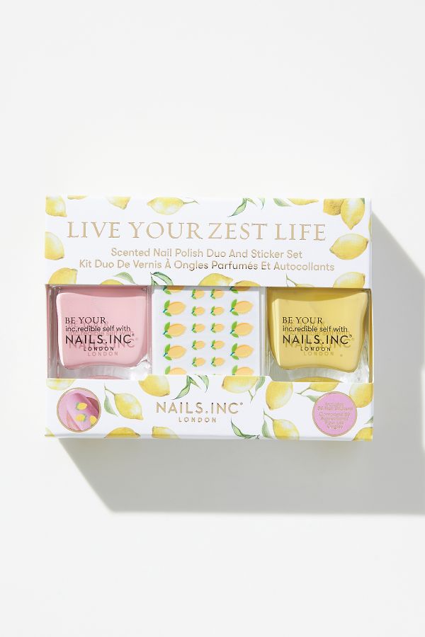 Slide View: 1: Nails.INC Live Your Zest Life Nail Polish Duo