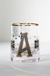 Thumbnail View 4: The Bistro Tile Monogram Old Fashioned Glass