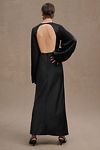 Thumbnail View 3: Significant Other Demi Backless Long-Sleeve Column Gown