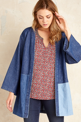 denim kimono