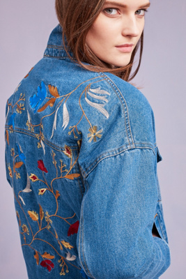 anthropologie denim jacket