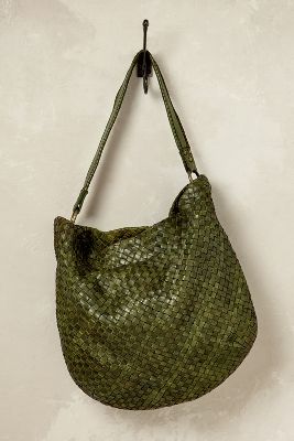 anthropologie woven bag