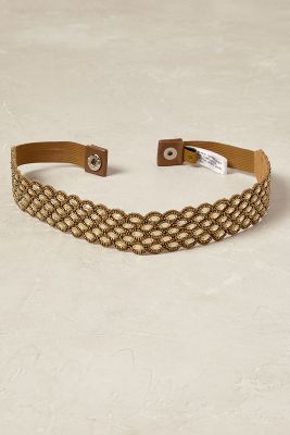 anthropologie beaded belt