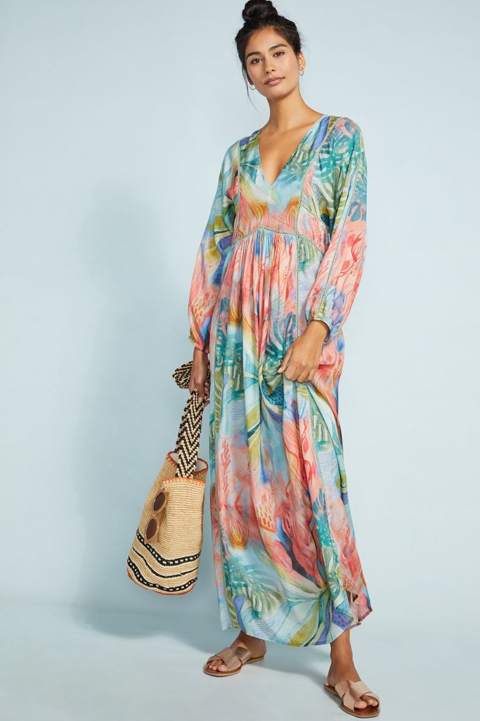 Victory Cover-Up Maxi Dress | Anthropologie