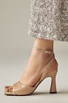 Thumbnail View 3: Maeve Puffy Square-Toe Ankle-Strap Heels