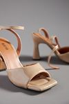 Thumbnail View 6: Maeve Puffy Square-Toe Ankle-Strap Heels