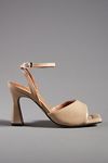 Thumbnail View 4: Maeve Puffy Square-Toe Ankle-Strap Heels