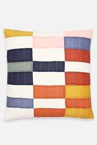 Slide View: 1: Anchal Multi-Check Euro Sham