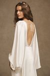 Thumbnail View 5: Willowby by Watters Sorvette Long-Sleeve Satin Wedding Gown