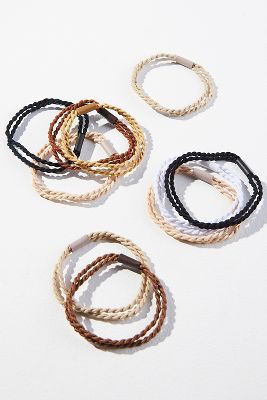 Set of 10 Braided Hair Ties