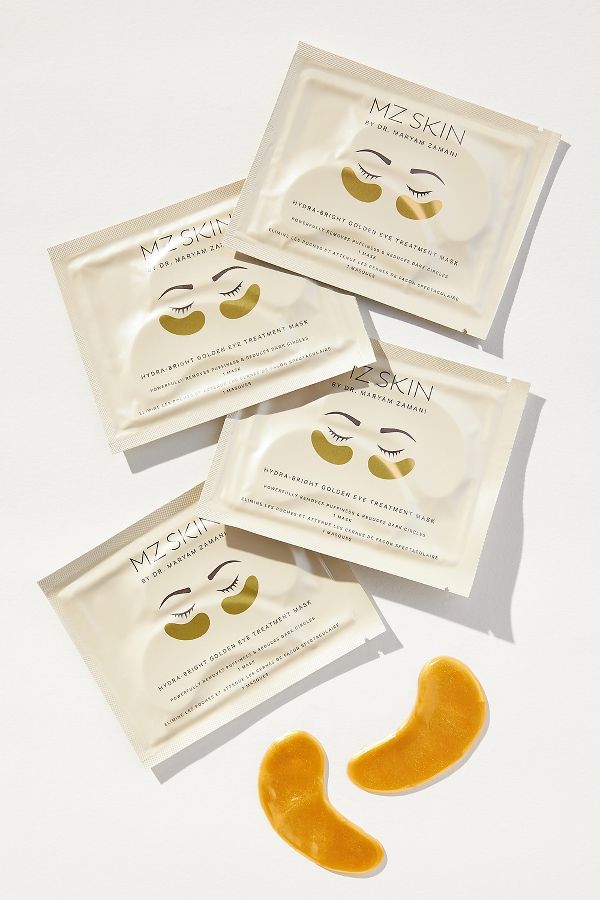 Slide View: 1: Hydra-Bright Golden Eye Treatment Mask, Set of 5