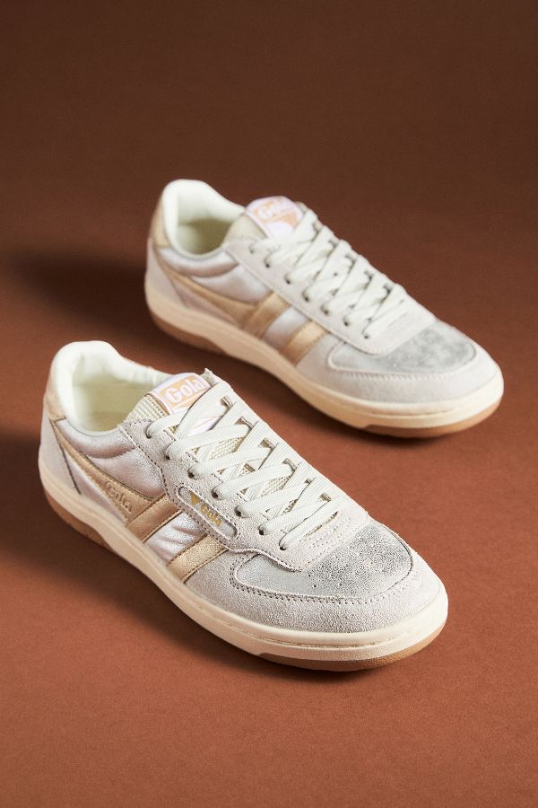 Slide View: 2: Gola Hawk Metallic Sneakers