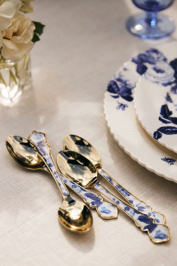 Slide View: 1: Abi Teaspoons, Set of 4