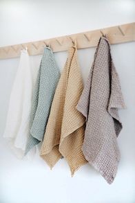 Slide View: 3: Roan Iris Waffle Hand Towel