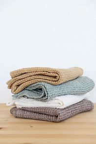 Slide View: 1: Roan Iris Waffle Towel