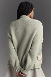 Thumbnail View 2: The Susannah 3D Flower Cardigan Sweater