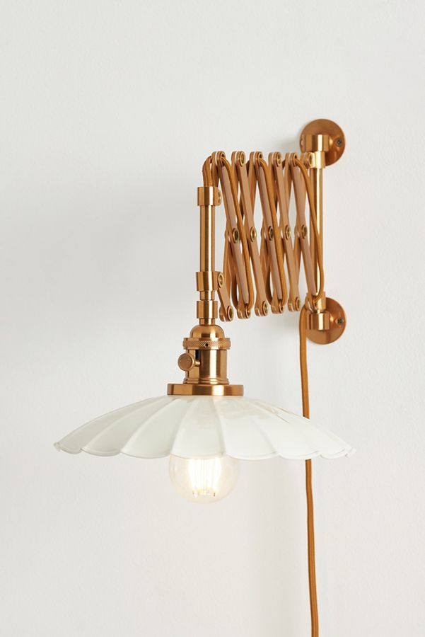 Slide View: 2: Greta Accordion Sconce