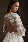 Thumbnail View 3: Willowby by Watters Olena Long-Sleeve Lace Wedding Gown