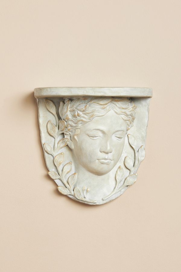 Slide View: 2: Grecian Bust Shelf