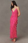 Thumbnail View 2: BHLDN Jia Bias-Cut Ruffled V-Neck Gown