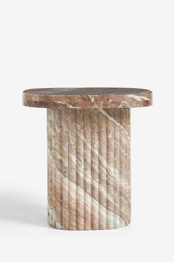 Slide View: 1: Kanta Marble Side Table