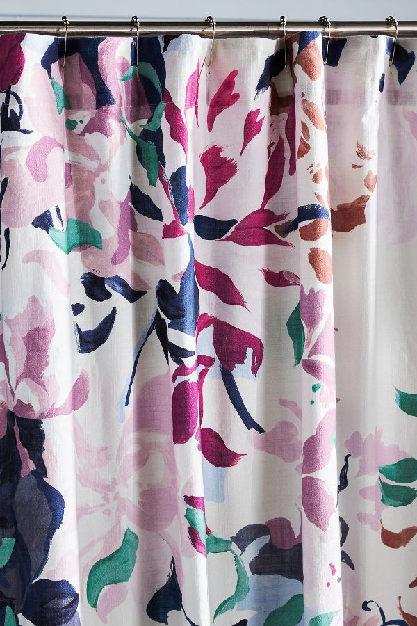 Slide View: 3: Orily Organic Cotton Shower Curtain