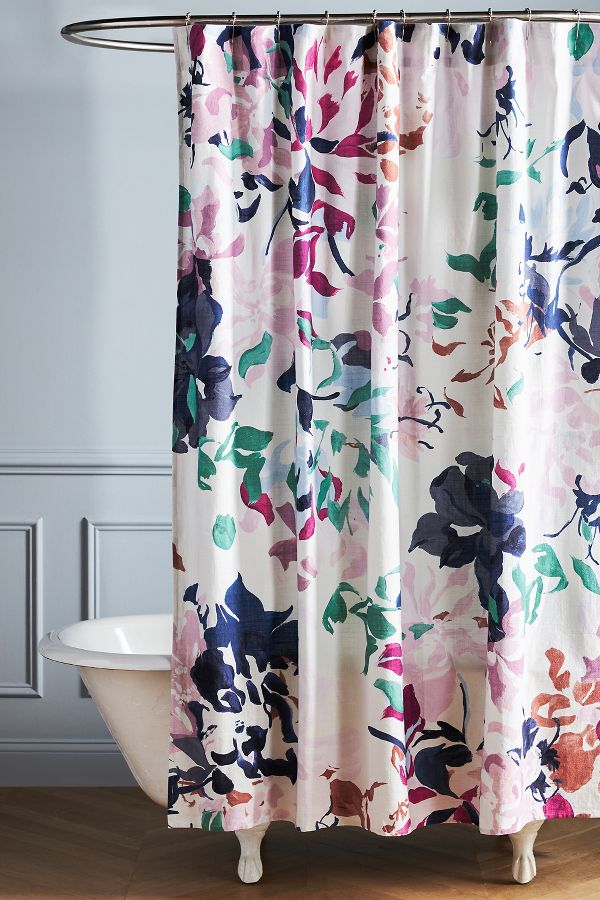 Slide View: 1: Orily Organic Cotton Shower Curtain